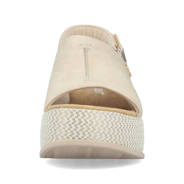 Rieker | 69460-62 Beige | Slingback Platform Sandal