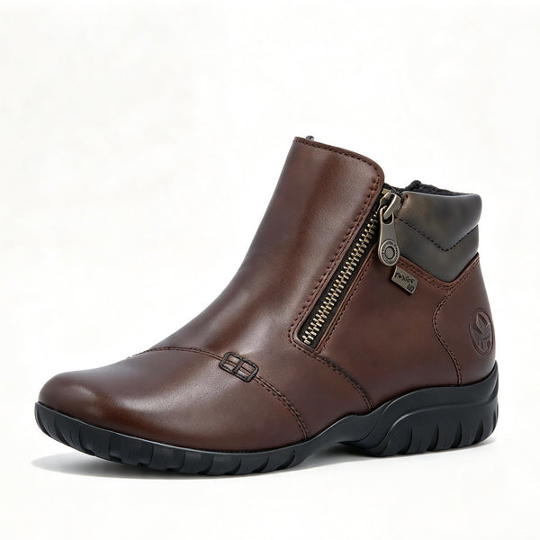 Rieker | Low Zip Ankle Boot | L4655-27 | Brown