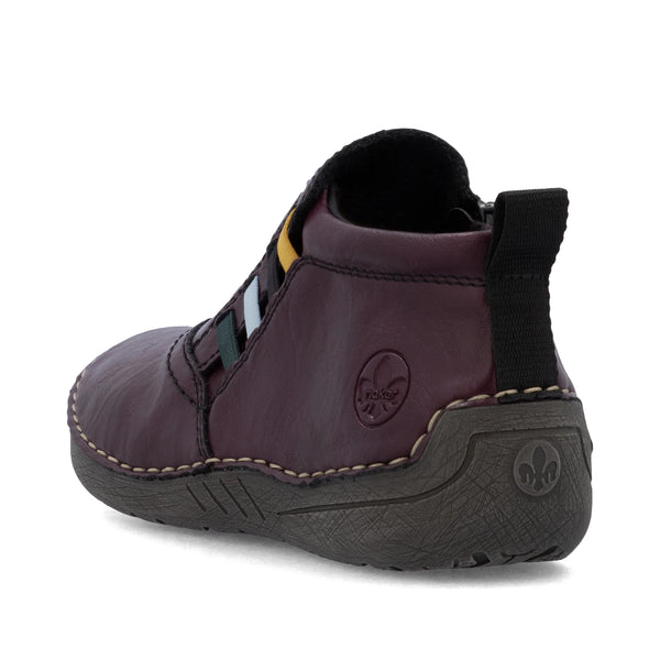 Rieker | Low Ankle Boot | 52584-30 | Dark Red