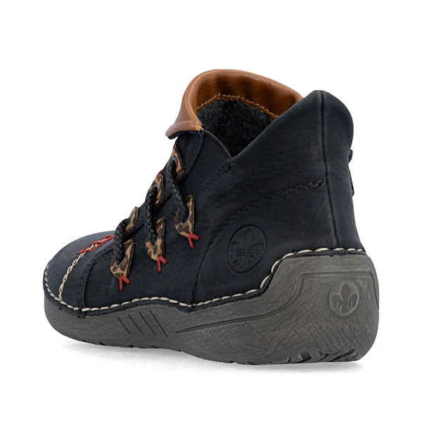 Rieker | Short Casual Ankle Boot | 72581-00 | Black