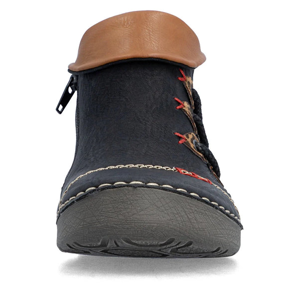 Rieker | Short Casual Ankle Boot | 72581-00 | Black
