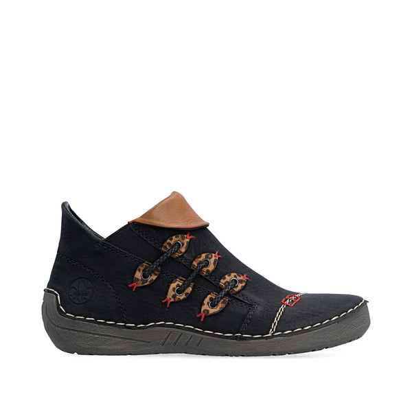 Rieker | Short Casual Ankle Boot | 72581-00 | Black