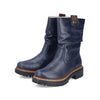 Rieker | Chunky Warm Slouch Boot | 72684-14 | Blue