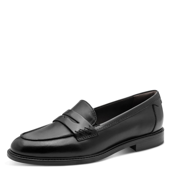 Tamaris | 24660 -45 Black Leather | Women’s Loafer