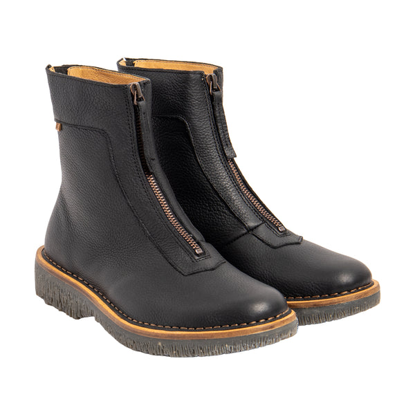 El Naturalista | N5581 | Arizona Black / Volcano | Barefoot Ankle Boot