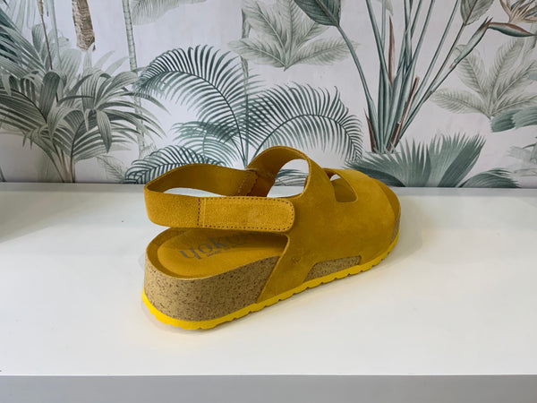 Yokono | Lanka -261 Mostaza | Suede Ankle Strap Sandal