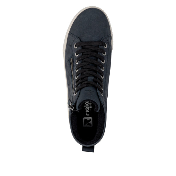 Rieker Sport | W0164-14 Leather Casual Ankle Boot | Dark Blue