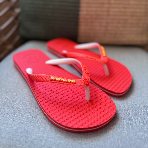 Buddha Babe | Flip Flops | Orange