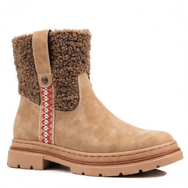 Lunar | Dawn Taupe Ankle Boot | GLB240TP3
