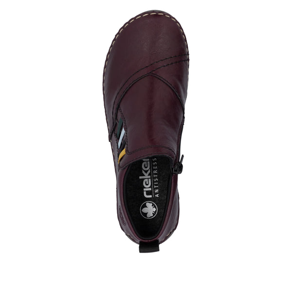 Rieker | Low Ankle Boot | 52584-30 | Dark Red