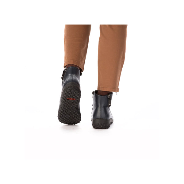Rieker | 59585-14 Wide Fit Soft Ankle Boot | Navy