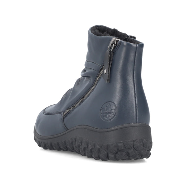 Rieker | 59585-14 Wide Fit Soft Ankle Boot | Navy