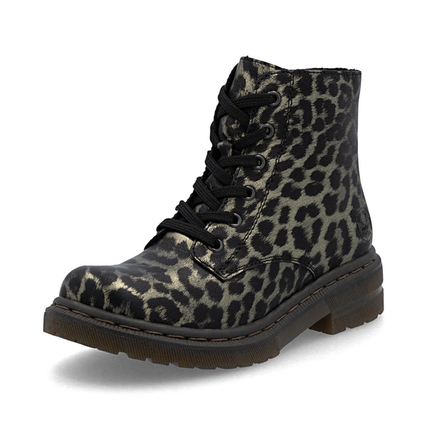Rieker | 78240-90 Leopard Chunky Ankle Boot