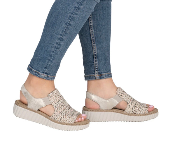 Rieker | Women’s Wedge Sandal | 69276-60