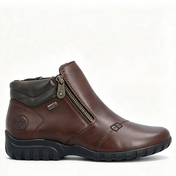 Rieker | Low Zip Ankle Boot | L4655-27 | Brown