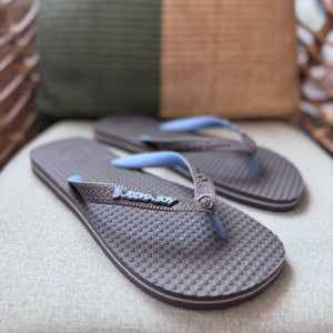 Buddha Boy | Flip Flops | Grey/ Blue