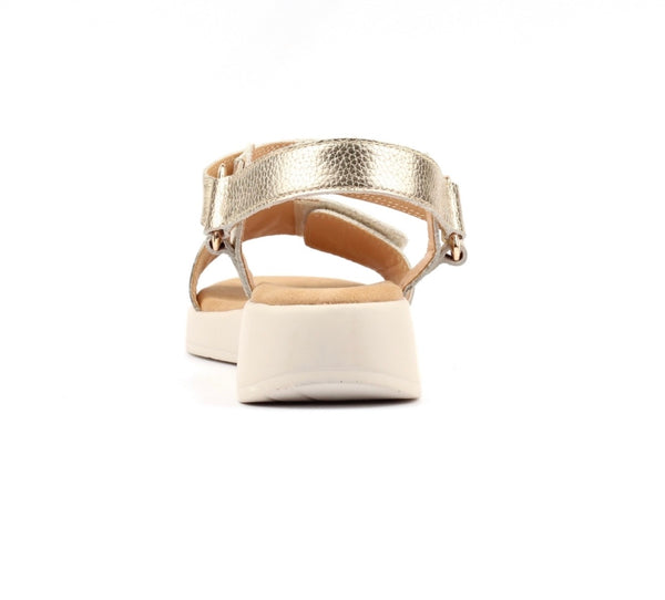 LUNAR | Lark Gold | Leather Sandal