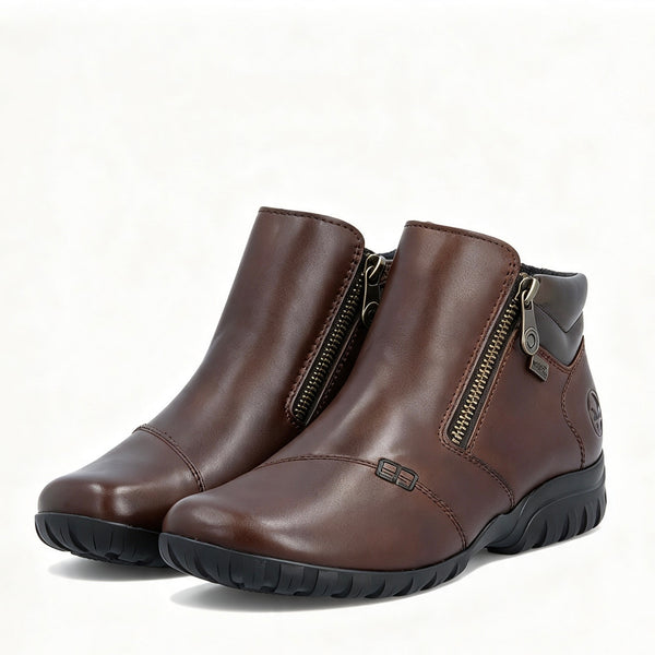 Rieker | Low Zip Ankle Boot | L4655-27 | Brown