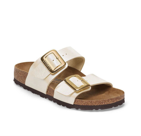Sydney | Cushion Buckle | Birko-Flor | Graceful Pearl White | ONLINE EXCLUSIVE