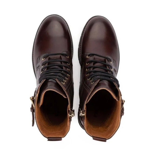 Pikolinos | Flat ankle boots | VICAR W6S-8702 |Caoba