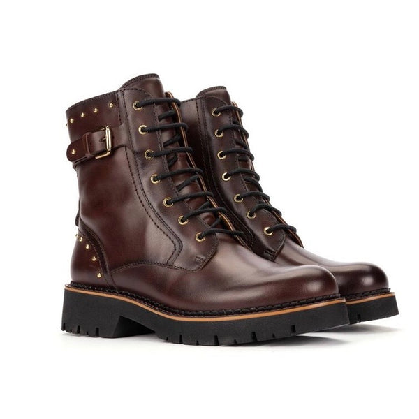 Pikolinos | Flat ankle boots | VICAR W6S-8702 |Caoba