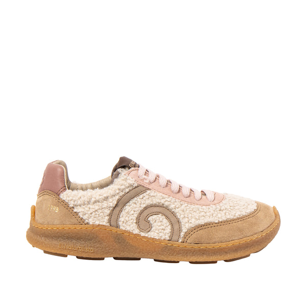 El Naturalista | N5435B | Multi Material Cream / Oriel | Barefoot Trainer