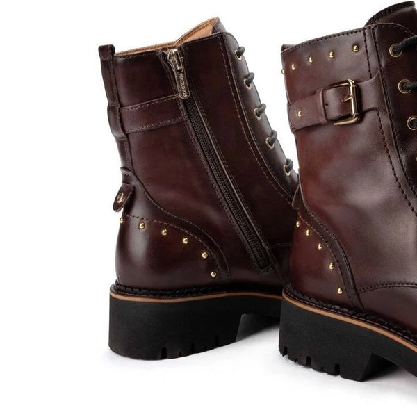 Pikolinos | Flat ankle boots | VICAR W6S-8702 |Caoba