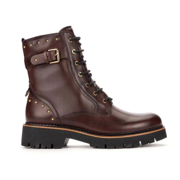 Pikolinos | Flat ankle boots | VICAR W6S-8702 |Caoba