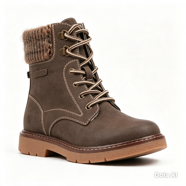 LUNAR | Elba Brown Waterproof Wide Fit Women’s Boot