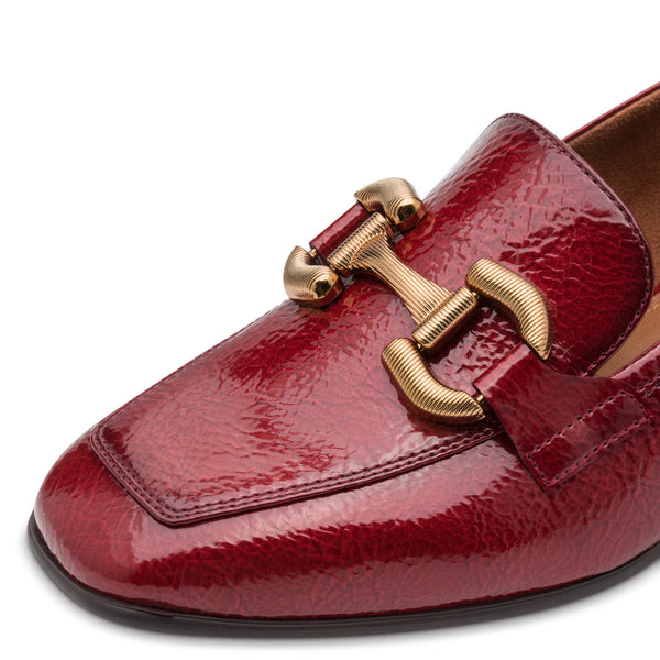 Tamaris | 24316-43 Red Patent | Heeled Women’s Loafer