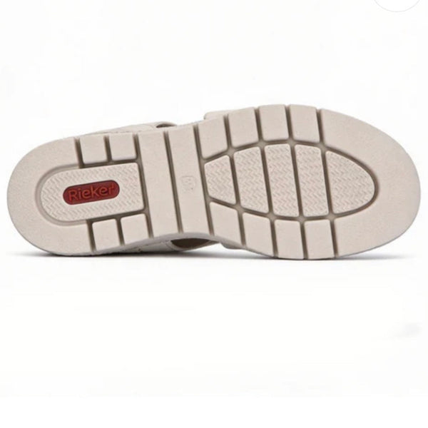 Rieker |V4952-60 Beige | Wedge Sandal