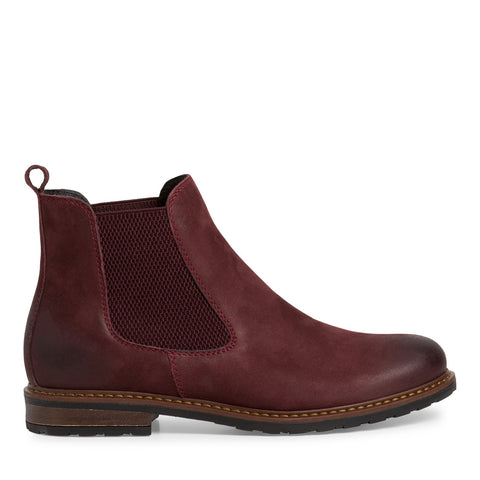 Tamaris / 25056 Chelsea Ankle Boot / Red