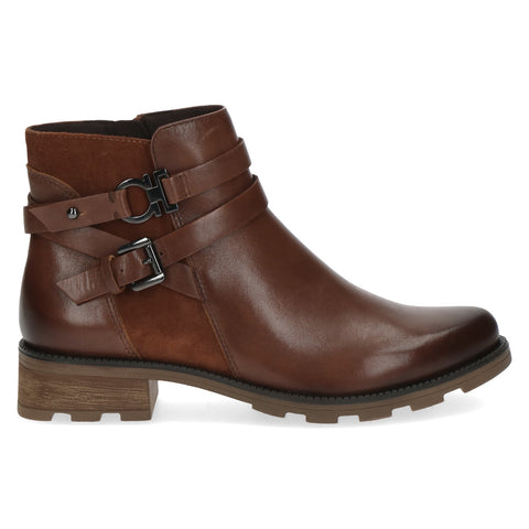 Caprice / 25429 Casual style Leather  Ankle Boot / Cognac