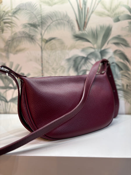 Burgundy Leather Handbag
