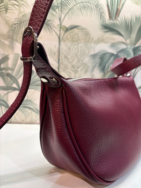 Burgundy Leather Handbag