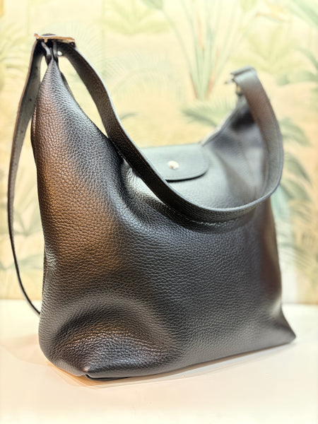 Black Leather Handbag