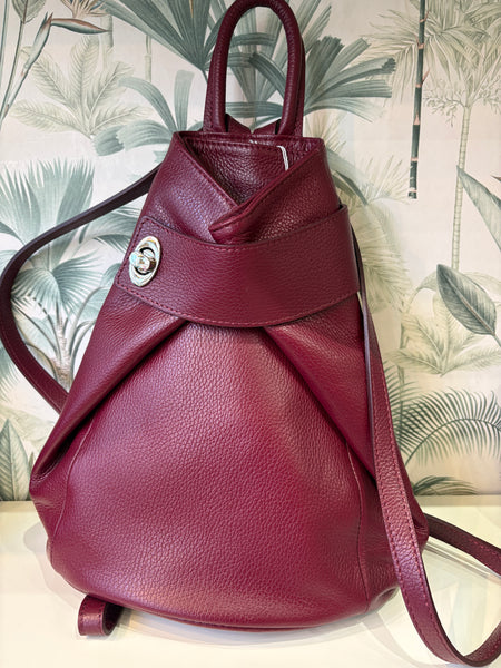 Large Leather Back Bag