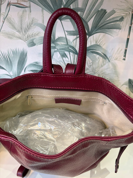 Large Leather Back Bag