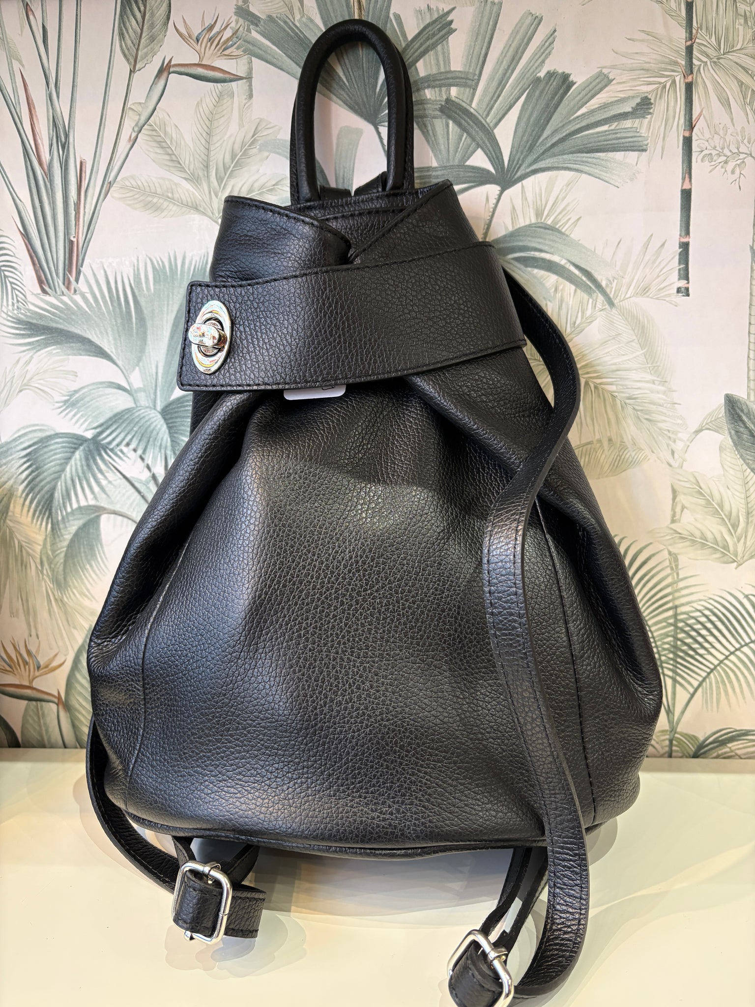 Large Leather Back Bag