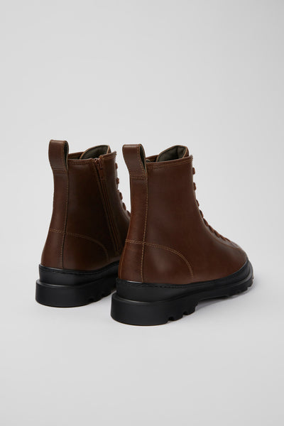 Camper | Brutus Men's Leather Ankle Boot | Brown