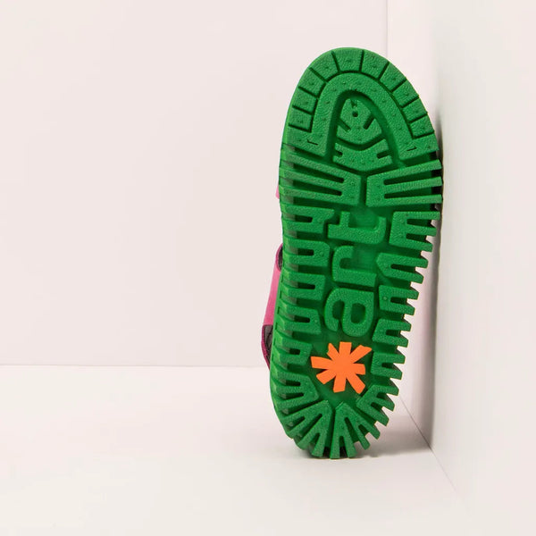 Art | Brighton Sandal 1573 | Nubuck Pink/Green