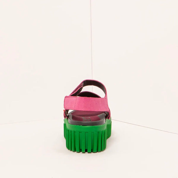 Art | Brighton Sandal 1573 | Nubuck Pink/Green