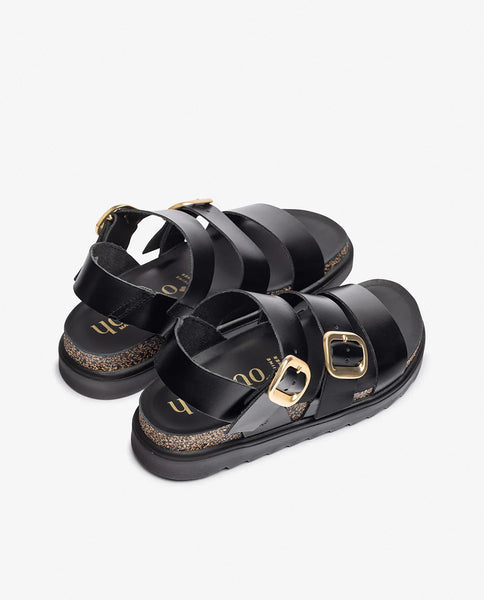 Yokono | Tunez-127 | Platform Sandal | Black