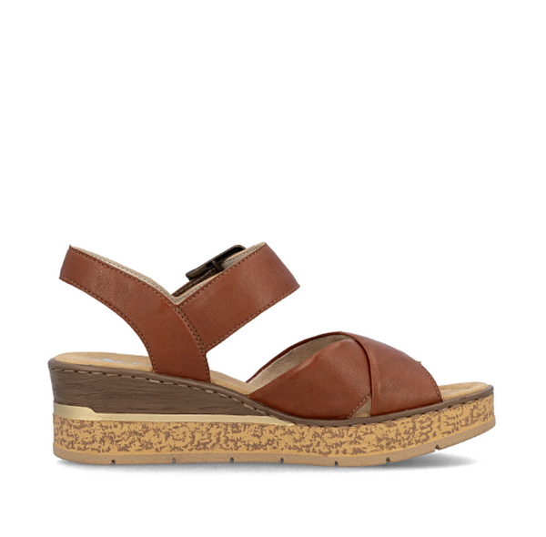 Rieker Sandal | 63795-22 Edina Brandy