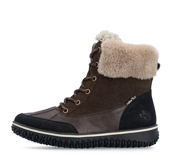 Rieker | Water Resistant Ankle Boot | Z4203-25 | Brown
