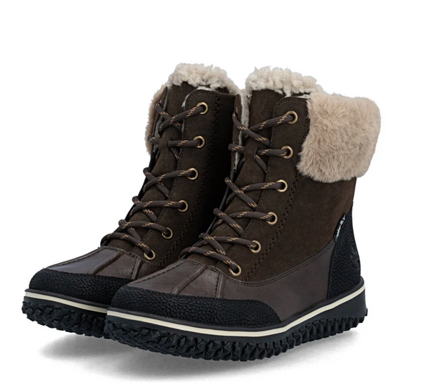 Rieker | Water Resistant Ankle Boot | Z4203-25 | Brown