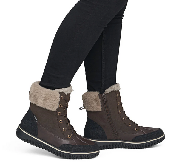 Rieker | Water Resistant Ankle Boot | Z4203-25 | Brown
