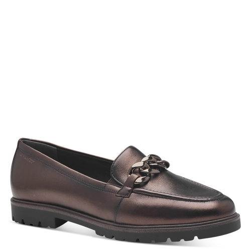 Tamaris | 24201 | Metallic Loafer | Mocha
