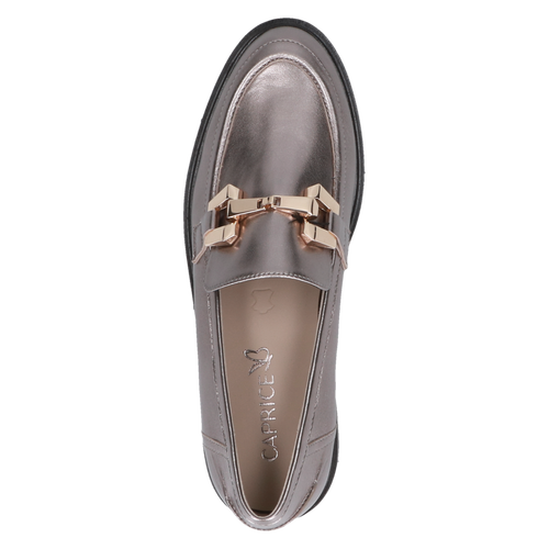 Caprice | Metallic Loafer | 24200 | Platinum