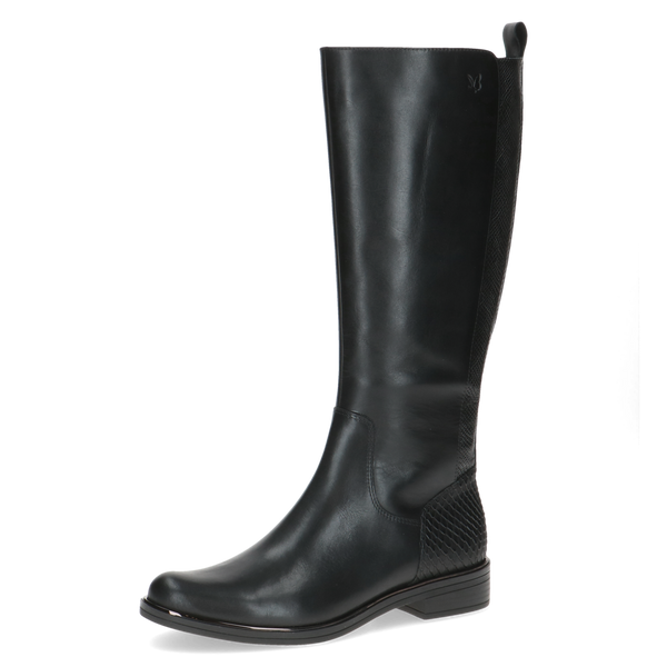 Caprice | 25515 Long Leather Boot | Black